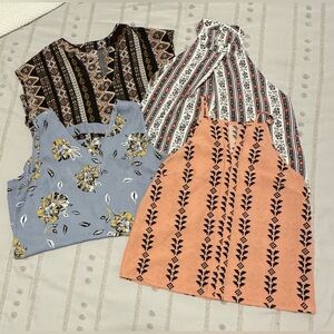 Floral and Patterned Women's Tank tops